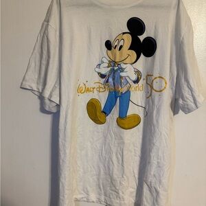 White Mickey Mouse T-Shirt